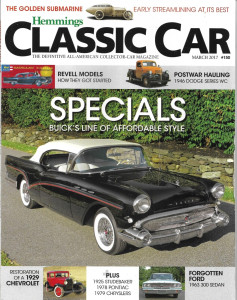 HEMMINGS CLASSIC CAR 2017 MAR - '46 DODGE SERIES WC, REVELL MODELS,63 300 SEDAN